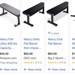 Marcy Flat Bench
