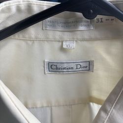Vintage Christian Dior mens buttonup shirt