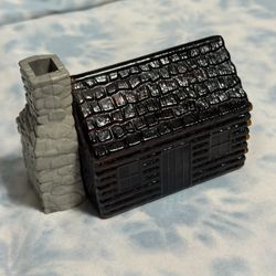 Avon Vintage Log Cabin Wild Country After Shave Full Collectable Bottle