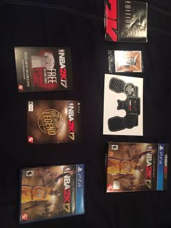 NBA 2K17. Legend edition gold. Has all Cards, posters, and controller skin included