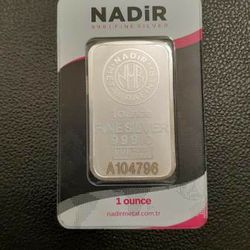 NADiR 1 oz Silver Bar In Assay Card