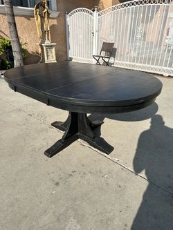 Solid Wood World Market Dining Table – Extension Table
