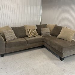 Gray Comfy Sectional  Couch