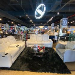 Power Reclining Sofa Or Love Seat In Stock $1699 Each Your Choice 