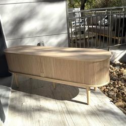 70” Fluted /Reeded TV Stand