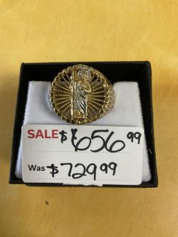 Religious 10k Gold Ring