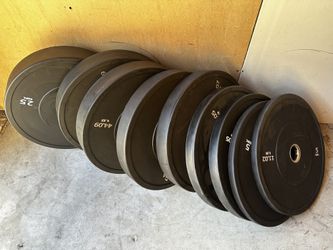 $1/lbs Olympic Bumper Weight Sets. 220lbs Set Or 330lbs Set