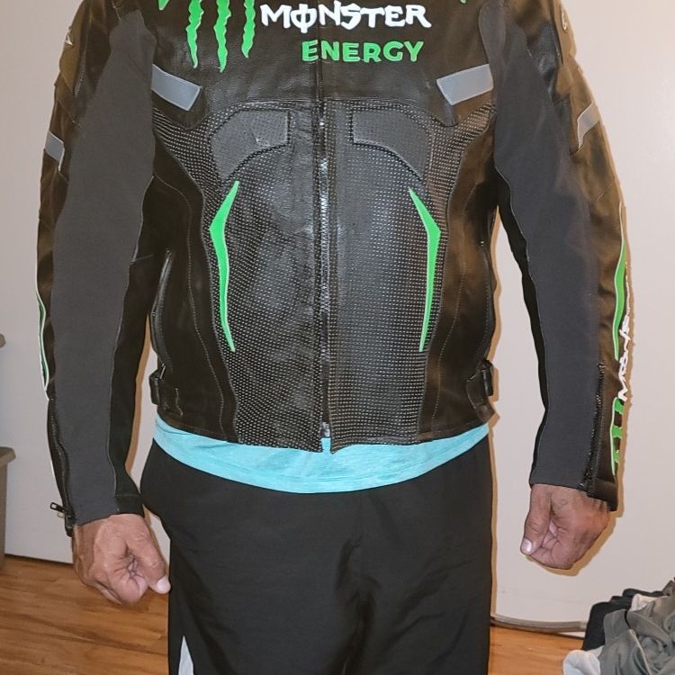 3XL Alpinestars Monster Energy Leather Jacket for Sale in Torrance
