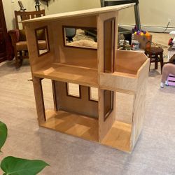 Doll house Handmade Wood dollhouse