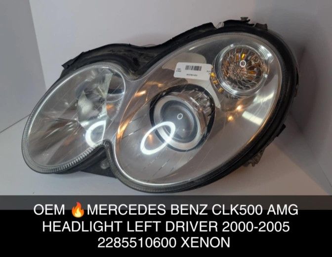 ✅️ OEM MERCEDES BENZ CLK500 AMG HEADLIGHT Right Passenger 2000 To 2005 -$275