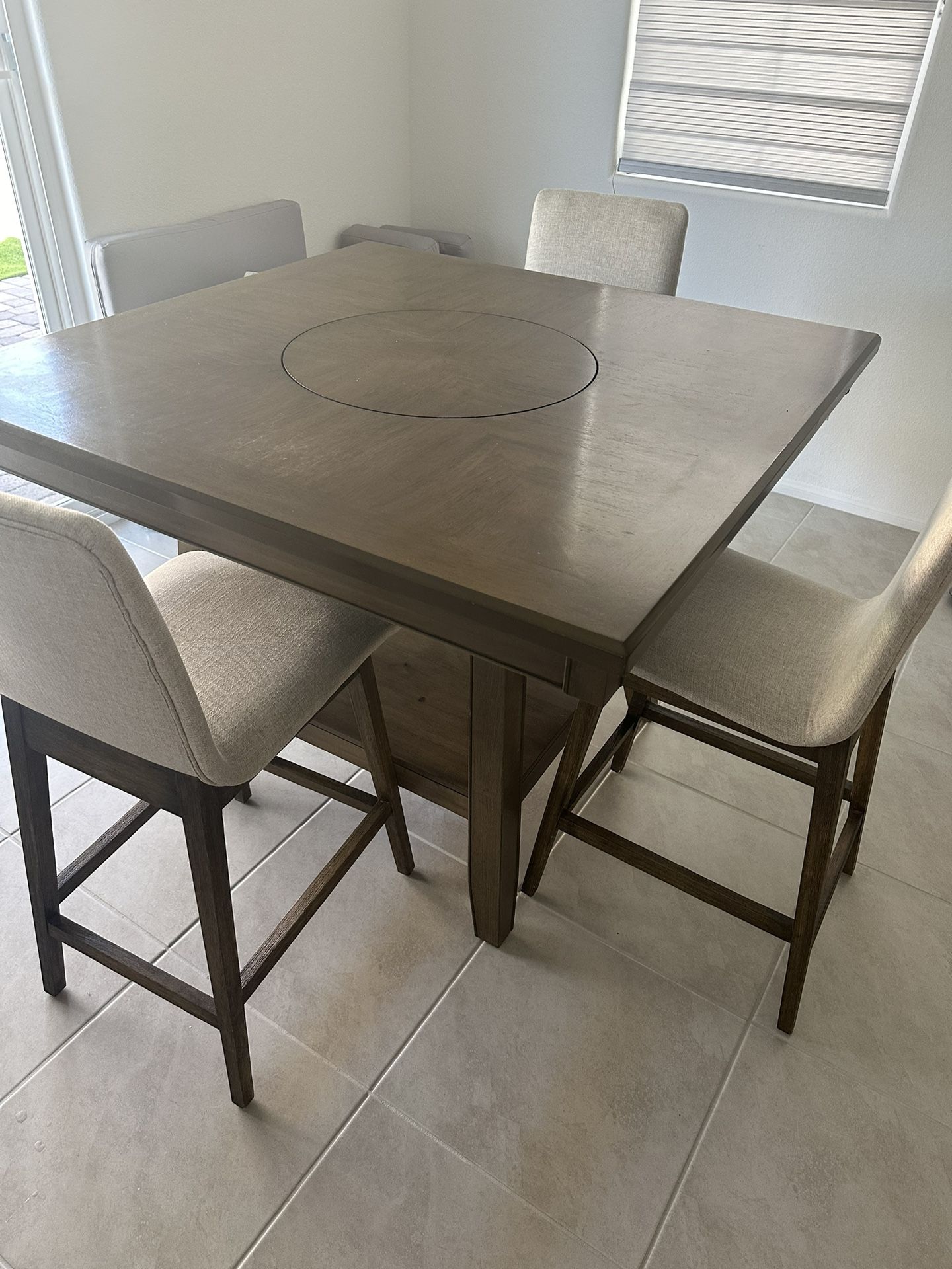 Dining Table And Four Chairs