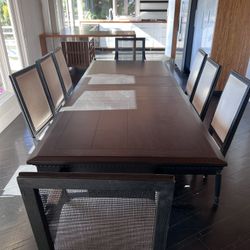 Table With 8 Chairs
