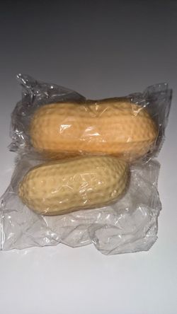 Pair of peanut squishes