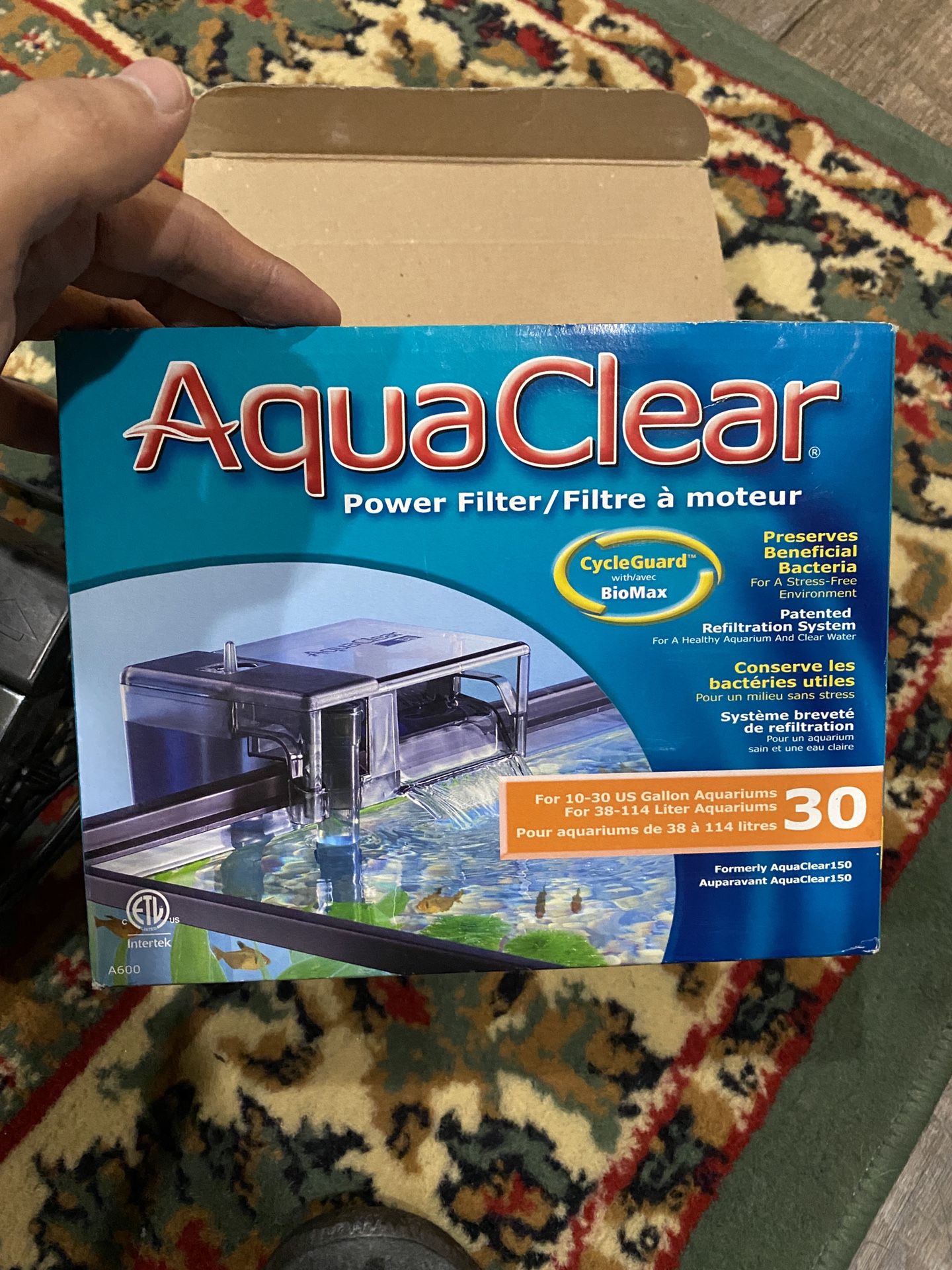 AquaClear Fish tank Filter - 10 To 30 Gal