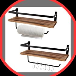 PHUNAYA Floating Shelves,Wall Mounted Shelf 