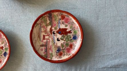 Vintage Japanese Porcelain Small Dishes