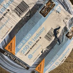 250 ft. 14/3 Light Blue Solid CerroMax SLiPWire Copper NM -B Wire