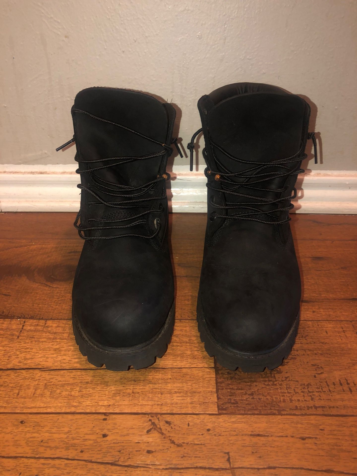Men Size 10 Black Timberland Boots