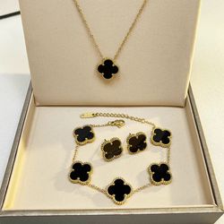 Jewelry Set (Bracelet, Necklace & Earrings)