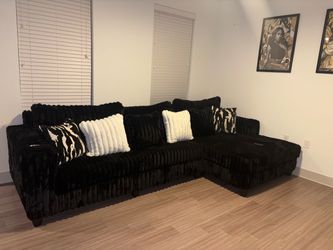 Black sectional