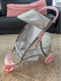Baby doll double stroller