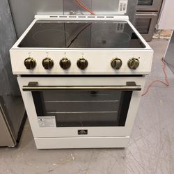 Forno Slide In Electric Stove 30”Inch White 