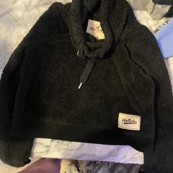 Hollister Xs Fleece Hooded Sweater 