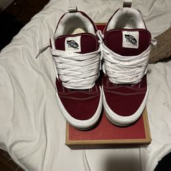 Red Vans Knu Skool