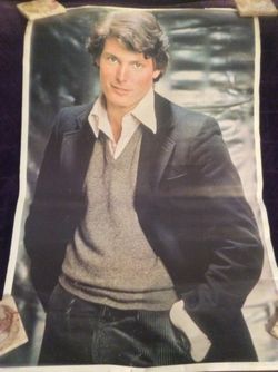 Christopher Reeves poster. Original. Issue