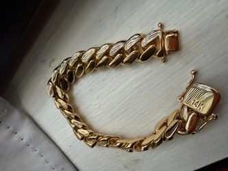 14k gold filled Cuban