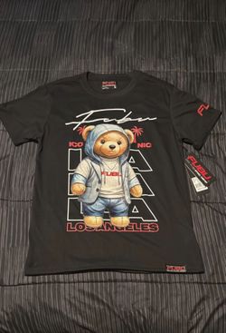 FUBU bear Los Angeles graphic T-shirt
