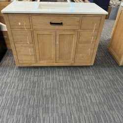 48” Bathroom Vanity In Wood Color