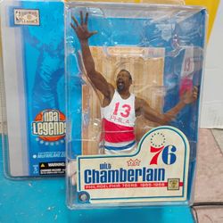 McFarlane Toys NBA Legends Series 1 Wilt Chamberlain action figure.