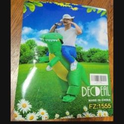 Inflatable Adult T-rex Rider Costume