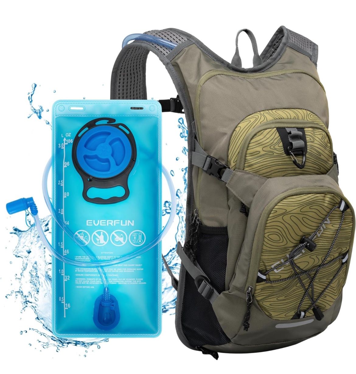 Hydration Backpack 18L with Water Bladder