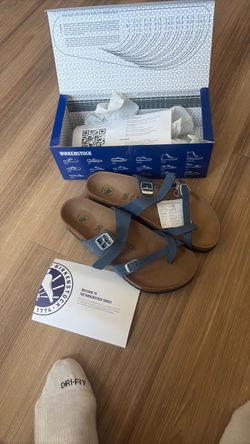 Blue Birkenstocks