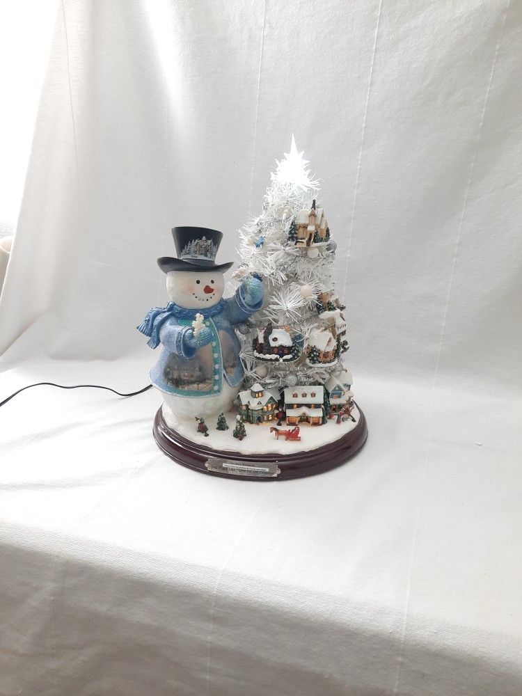 Thomas Kinkade Sno' Place Like Home For The Holidays