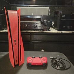 Ps5 Custom Red Disc Drive 