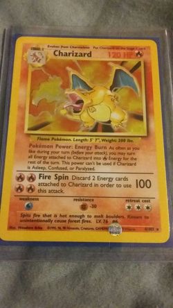 Charizard base set holo