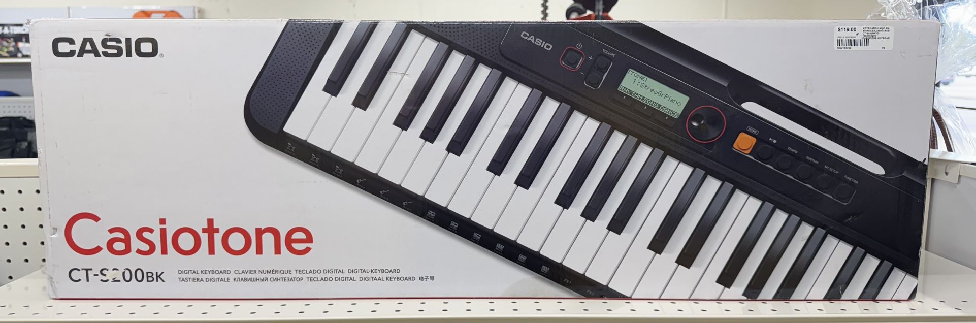 CASIO CASITONE CT-S2000BK KEYBOARD + ORIGINAL BOX