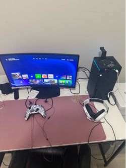 Xbox series X  and monitor Sceptre