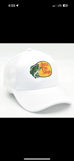 White Bass Pro Shop Hat