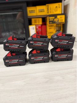 Milwaukee M18 REDLITHIUM FORGE XC8.0 Battery Each $145