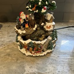 Ceramic X Mas Water Fountain