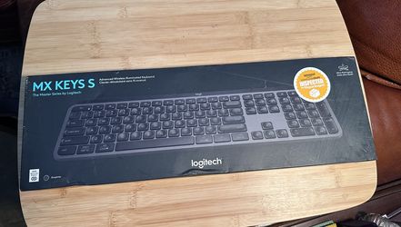 NEW Logitech MX Keys S Wireless Keyboard, Low Profile, Fluid Precise Quiet Typing, Programmable Keys, Backlighting, Bluetooth, USB C Rechargeable