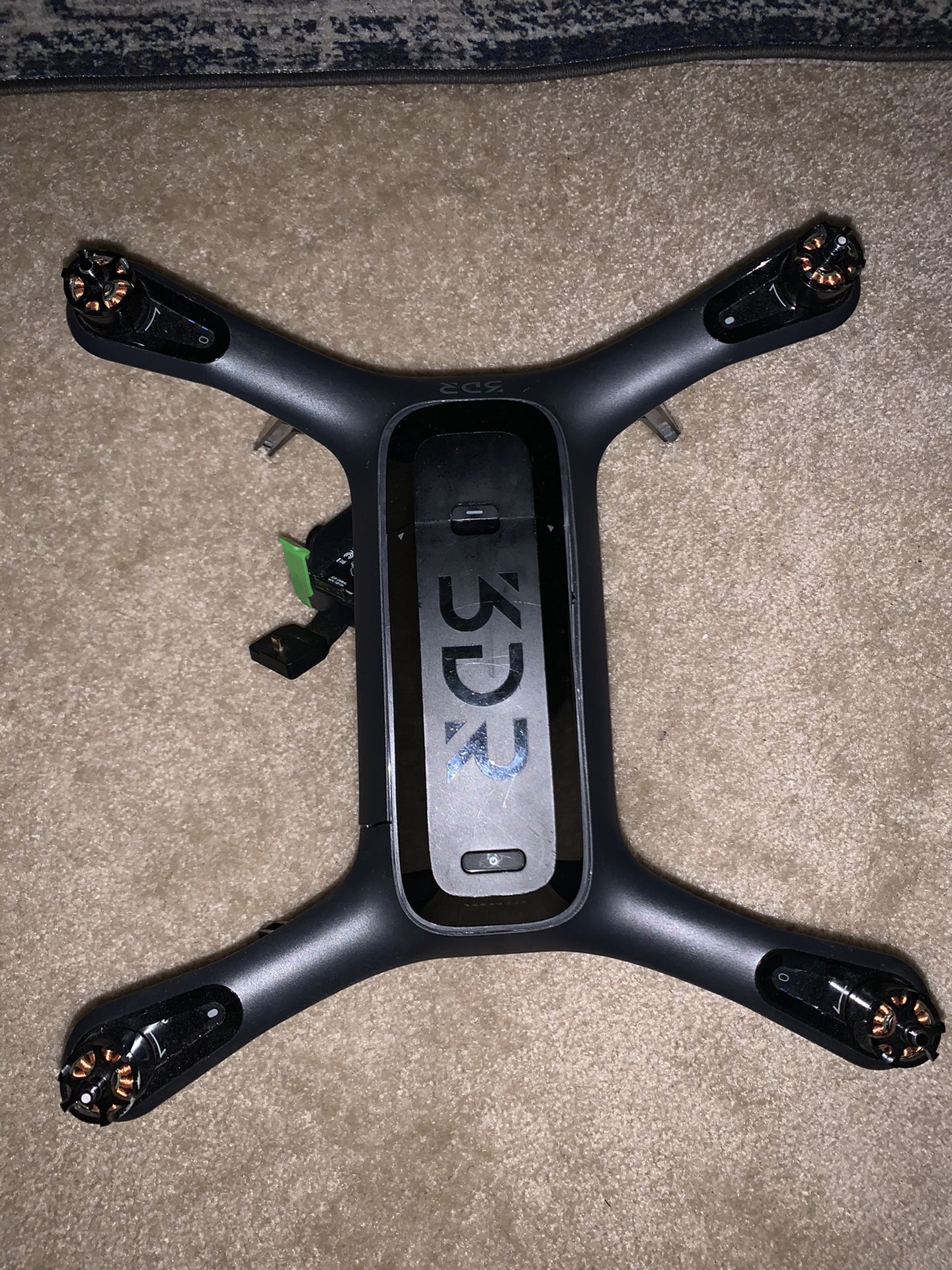 3DR Solo Quadcopter Drone Body w/ battery & Gimbal