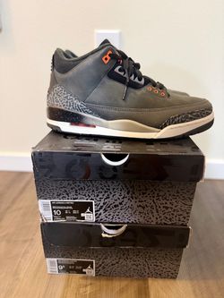Jordan 3 Fear Pack size 9.5 &10