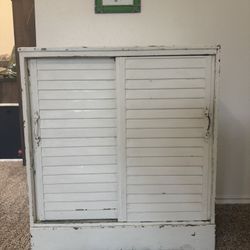 White Farmhouse Cabinet