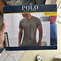 Polo Ralph Lauren Men’s 3pack Classic Fit  Crew Tees Medium