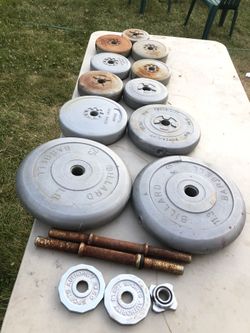 Weighted plates and Bench